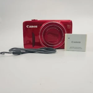 Canon PowerShot SX600 HS Compact Camera Red with LCD issue, used - Picture 1 of 10