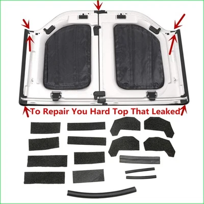 Kit de sellado de techo rígido accesorios interiores para Jeep Wrangler JK 2007-2018 paquete de 17 Foto 1 de 4