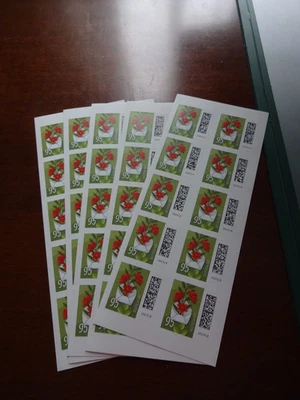 Deutsche Post Briefmarken 5 x 10 x 0,95 €, selbstklebend, Modell Blumenpost - Bild 1 von 3