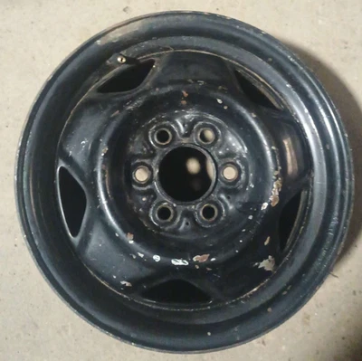 1991-1993 DODGE DAKOTA 15x6 steel 5 slot Wheel Rim 6 lug 4-1/2" Oem - Image 1 of 4