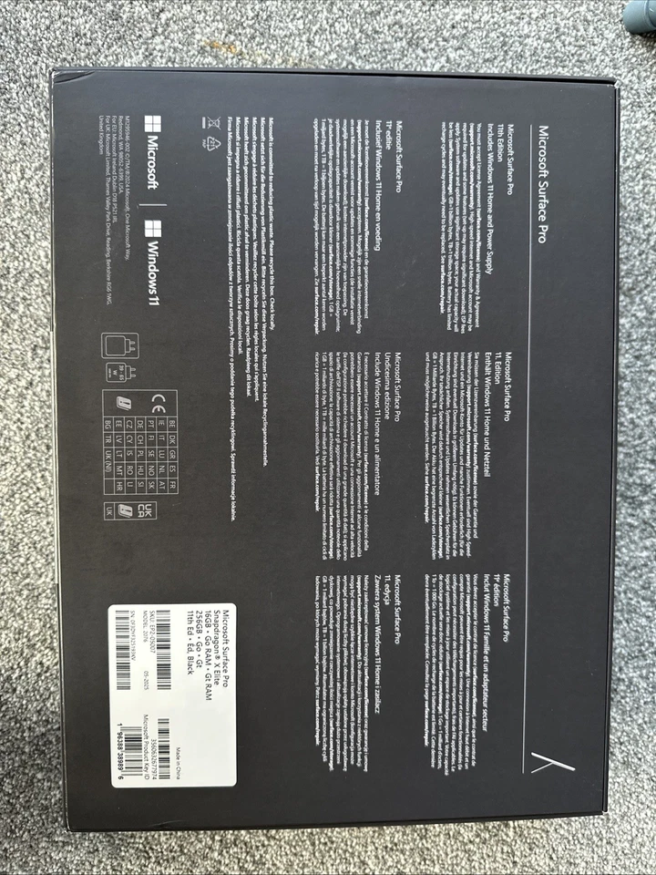 MICROSOFT SURFACE PRO 11 OLED 13" Qualcomm SNAPDRAGON X ELITE 16 GB RAM 256 SSD - Image 1 of 3