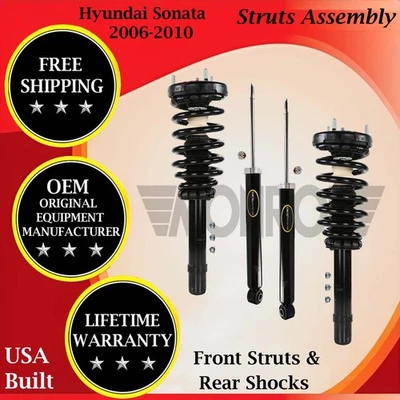 Amortiguadores delanteros y traseros Monroe OEM para Hyundai Sonata 2006-2010 2,4 L 3,3 L Foto 1 de 4