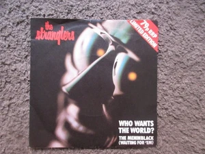 THE STRANGLERS "WHO WANTS THE WORLD" 1980 U.A. NM/EX- OOP LTD. ED. UK PUNK 7" - Picture 1 of 9