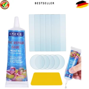 Pool Reparaturset, Pool Flickzeug, Wasserdicht Luftmatratze Reparaturset - Bild 1 von 8