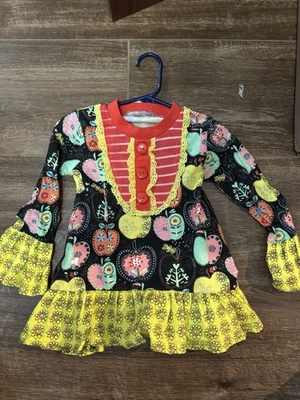 Vestido Jelly The Pug Niñas Caramelo Manzanas Colección Con Pantalones 2T Nuevo Con Etiquetas Foto 1 de 4