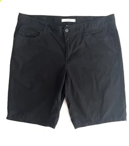 Bermudas Ann Taylor Loft Talla 10 Negras Algodón Ligero 10" Entrepierna Usadas en Excelente Condición - Imagen 1 de 12