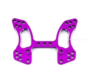 Torre ammortizzatore anteriore in alluminio lavorato viola HSP 166022 Redcat Tornado Shockwave - Foto 1 di 2