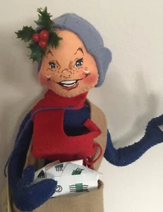 Annalee Mobilitee 9" U.S. Mail Man Postman Doll VTG 1986 Santa North Pole NEW - Imagen 1 de 7