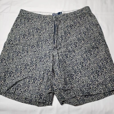 Pantalones Cortos De Colección Polo Ralph Lauren Para Hombre Estampado Floral Lino Algodón 36 Por Todas Partes Foto 1 de 4