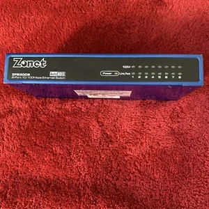 Zonet ZFS3008 8-Port 10/10 Mbps Ethernet Switch ONLY no Cord fast Ship!!  - Picture 1 of 7