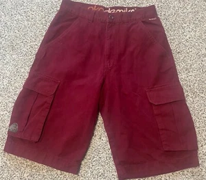 Akademiks Jean Cargo Shorts Mens Denim Hip Hop Y2K 90s Skater Grunge 30 - Picture 1 of 5