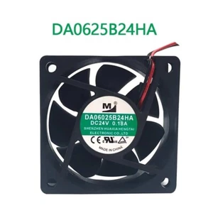 M DA06025B24HA 6025 DC24V 0.18A 6CM 2-Wire Cooling Fan - Afbeelding 1 van 1