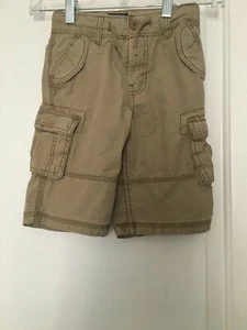 Oshkosh B'gosh Boys Cargo Shorts Pockets Casual Wear Size 5 Regular Khaki - Picture 1 of 8