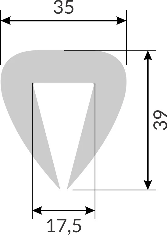 Kantenschutz Rammschutz Stoßkante Scheuerleiste Gummi Rand Schutz Boot G23 PVC - Bild 1 von 1