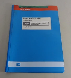 Manual de Taller Microfich Audi Quattro 5 Gang- Caja Cambios 016 Cuatro Ruedas - Imagen 1 de 1