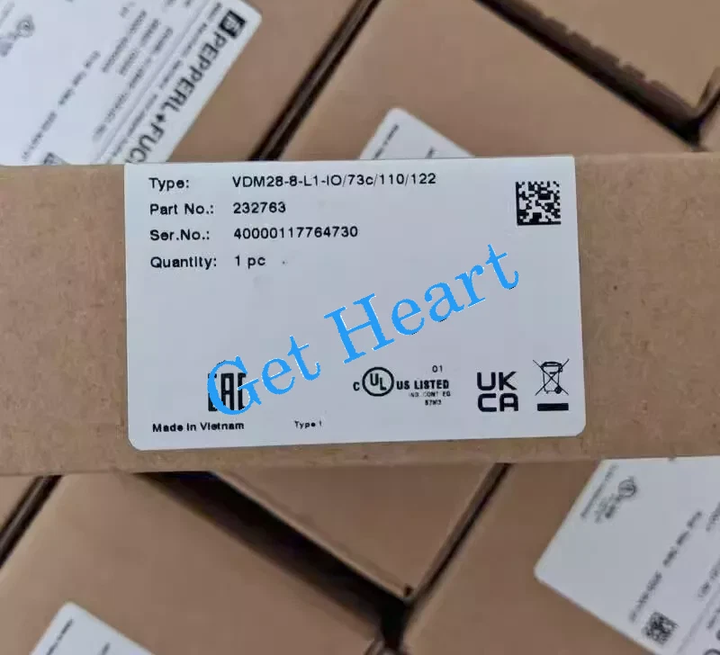 Pepperl+Fuchs VDM28-8-L1-IO/73c/110/122 Distance Sensor  FedEx or DHL or UPS - Image 1 of 1