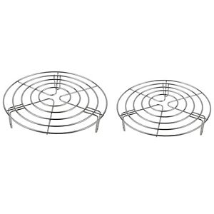 Round Steaming Rack Foot Design 304 Stainless Steel Retains Natural Flavor