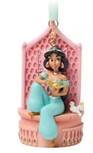 New Disney 2024 Jasmine Aladdin Seated Princess Sketchbook Ornament - Picture 1 of 1