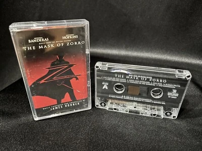 The Mask of Zorro Soundtrack Score Movie Film James Horner Cassette Tape (1998) - Image 1 of 3