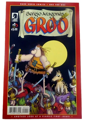 Dark Horse GROO (1998) Reimpresiones #1 SERGIO ARAGONES EN ESTADO BASTANTE BUENO/CASI NUEVO (9,0) ¡Envío GRATIS! Foto 1 de 4