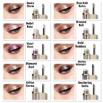 New STILA MAGNIFICENT METALS GLOW & GLITTER LIQUID EYE SHADOWS AUTHENTIC! - Image 1 of 4