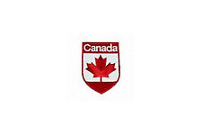 CANADA Country Flag RED OVAL SHIELD EMBROIDERED IRON-ON PATCH CREST BADGE