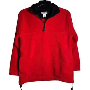 Pullover in pile Alpine Tek manica lunga rosso taglia media - Foto 1 di 12