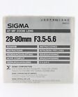 Bedienungsanleitung Sigma AF MF Zoom Lens 28-80mm F3,5-5,6 Instruction
