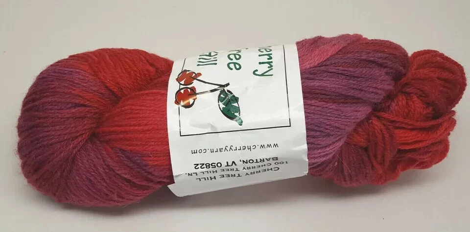 单汉克手绘樱桃树山袜野生樱桃 4 盎司/ 450 码 — 第 1/1 张图片