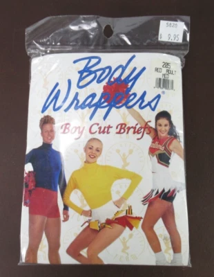 Lote de 2 envoltorios corporales, calzoncillos Alleson Boy Cut, medianos, rojos, 205, C301 (D EC) Foto 1 de 4