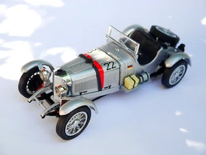 1931 Mercedes SSKL in silber silver metallic GP #22, Franklin Mint in 1:24 - Picture 1 of 7