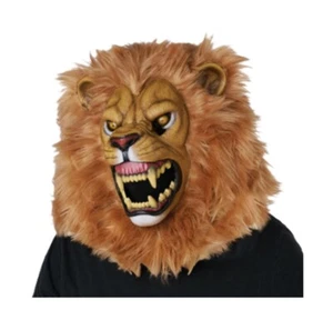 Lion Ani-Motion Mask - Jungle - Circus - Costume Accessory - One Size - Picture 1 of 3