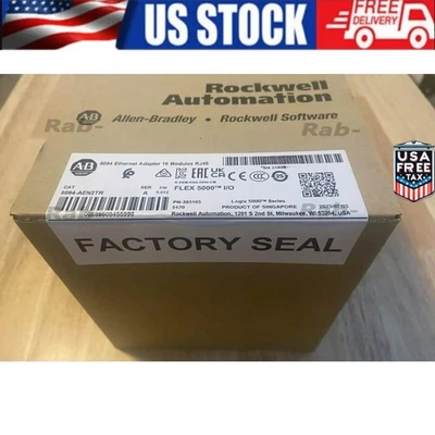 New Sealed 5094-AEN2TR Allen-Bradley 5094 Ethernet Adapter 16 Modules RJ45 AB - Image 1 of 4
