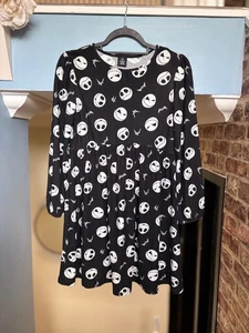 Girls Nightmare Before Christmas Dress age 12 Jack Skellington Halloween Autumn - Picture 1 of 6