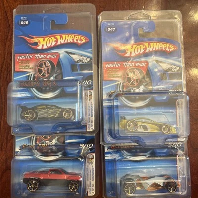 2005 Hot Wheels Primeiras Edições Torpedos Lote de 4 Carros Mais Rápidos do Que Nunca Novo Na Caixa - Imagem 1 de 4