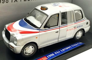 Sunstar 1/18 Scale Diecast 1123 - 1998 TX 1 London Taxi Cab - American Airlines - Picture 1 of 5