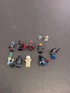 Lego Star Wars Quinlan Vos Minifigure With 10 Others Lot Of 11 - Picture 1 of 14