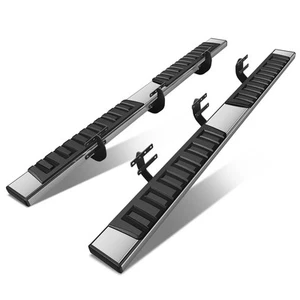 Fit 19-23 Ram 1500 Crew Cab 4-Door 6.75" Steel Flat Step Bar Running Boards - Picture 1 of 9
