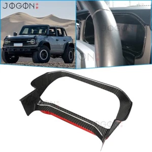 Speedometer Instrument Cluster Trim Ford Bronco Badlands Outer Banks 21+ Carbon - Picture 1 of 12