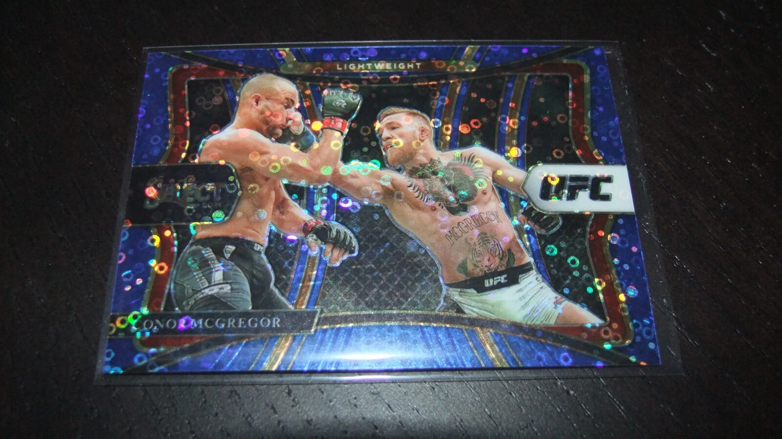 2021 PANINI SELECT UFC CONNOR MCGREGOR DISCO BLUE PRIZM #199 #ED/99