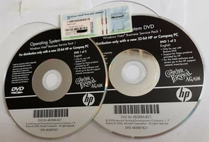 Windows Vista Business - Englisch - 32 Bit - HP - Restore CD notwendig - Bild 1 von 1