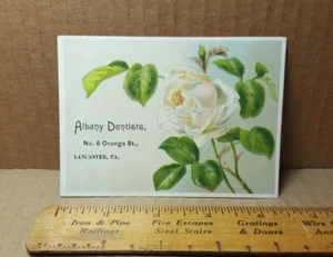Carta commerciale vittoriana vintage - Albany Dentists Lancaster, PA - Foto 1 di 5