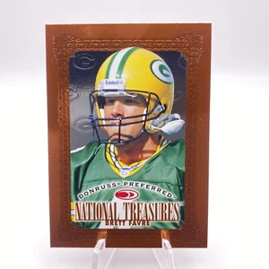 1997 Donruss Preferred National Treasures Brett Favre #124 Foil Card Packers - Picture 1 of 2