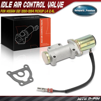 Válvula de controle de ar ocioso para Nissan D21 1990-1994 Pickup 1995 1996 1997 L4 2.4L - Imagem 1 de 4