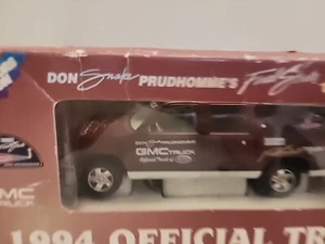 NHRA THE SNAKE DON PRUDHOMME FINAL STRIKE TOUR 1994 OFFICIAL GMC SUBURBAN BANK - Picture 1 of 7