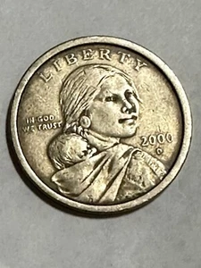 Seltene 2000 D Sacagawea One Dollar Münze  - Bild 1 von 2