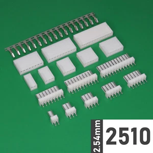 KF2510 2.54mm Plug+Socket+Crimps 2-20p Connector B2W (Molex KK 5051/KK254 Style) - Picture 1 of 1