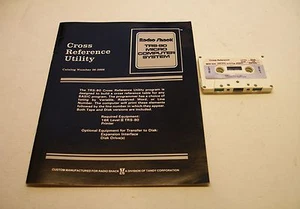 TRS-80 Level II Cross Reference Utility Cassette and Manual by Radio Shack - Picture 1 of 1