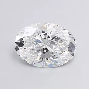 Oval 1.05ct F VVS2 HPHT IGI Loose Lab Grown Diamond - Picture 1 of 3