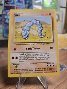 Pokémon Base Set 1999 ENGLISH - Onix 56 - Picture 1 of 2